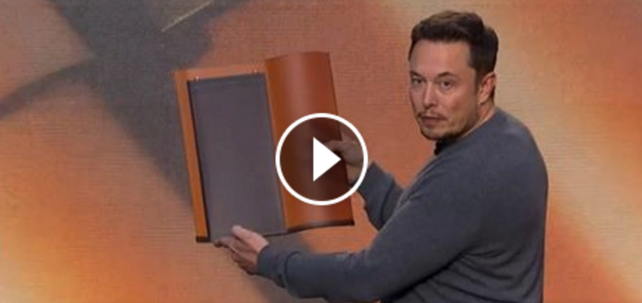 Tesla CEO Builds Solar Powered Roofs