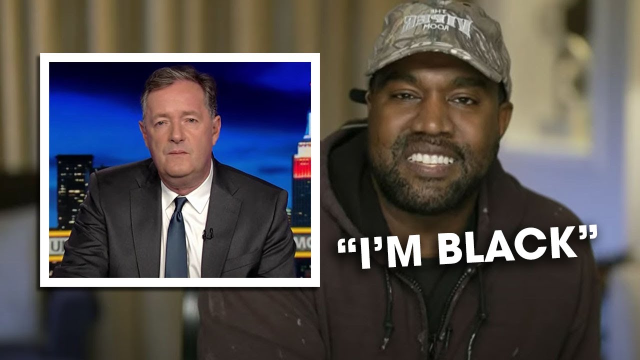 Kanye West Fakes PRO BLACKNESS For Piers Morgan